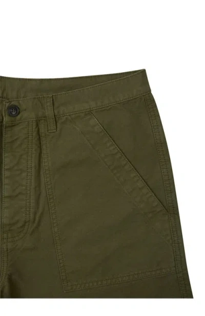 Fortela Rebel Cotton Pocket Bermuda In Green