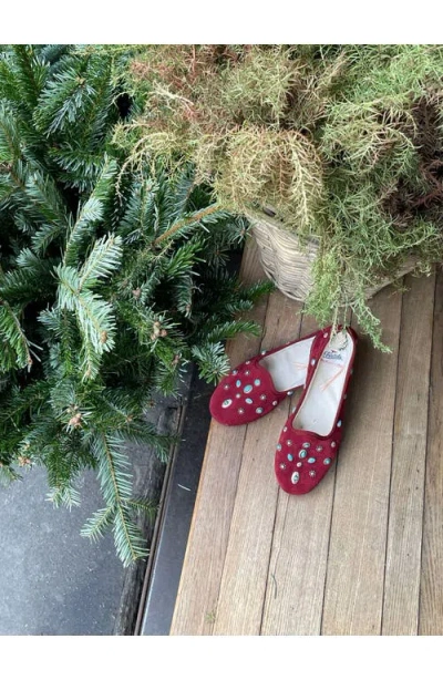 Fortela Frutate Friulane Suede Leather Studs In Pink