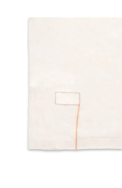 Fortela Bowling Linen Short Sleeve Shirt In White