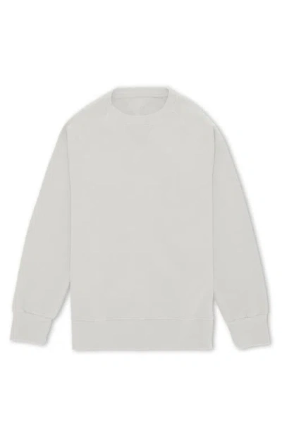 Fortela Harvard Brushed Jersey Raglan Sleeve Sweatshirt In Gray
