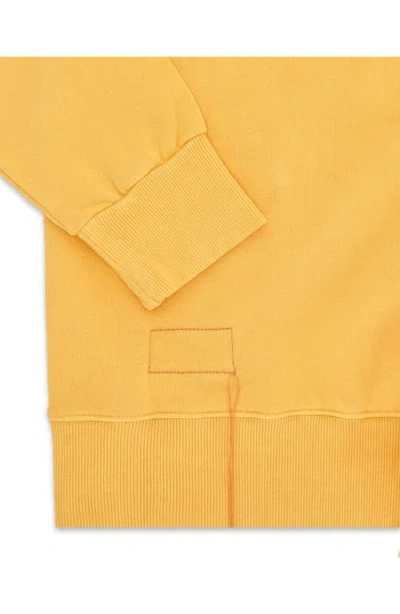 Fortela Harvard Brushed Jersey Raglan Sleeve Sweatshirt In Yellow