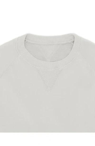 Fortela Harvard Brushed Jersey Raglan Sleeve Sweatshirt In Gray