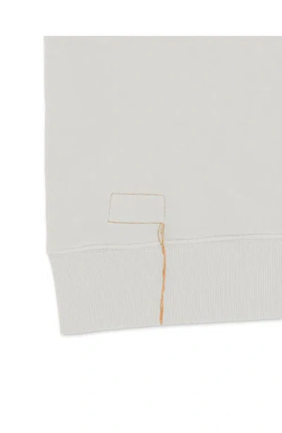 Fortela Harvard Brushed Jersey Raglan Sleeve Sweatshirt In Gray