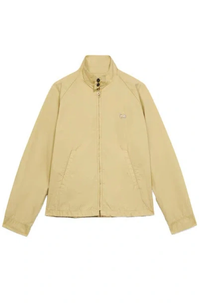 Fortela Carol Cotton Poplin Zip-up Jacket In Yellow