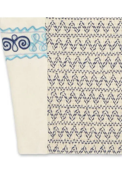 Fortela Aura Embroidered Top In White