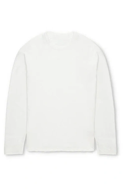 Fortela Indiana Cotton Long Sleeve T-shirt In White
