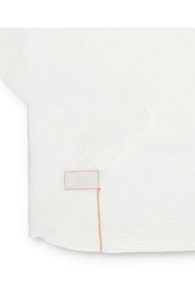 Fortela Indiana Cotton Long Sleeve T-shirt In White