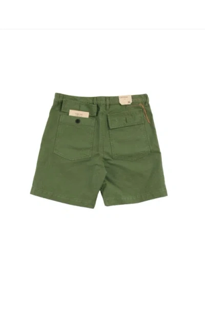 Fortela Rebelt Cotton Pocket Bermuda In Green