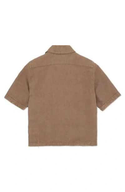 Fortela Bohem Safari Short Sleeve Linen Shirt
