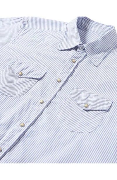 Fortela Tex Texan Shirt In Blue