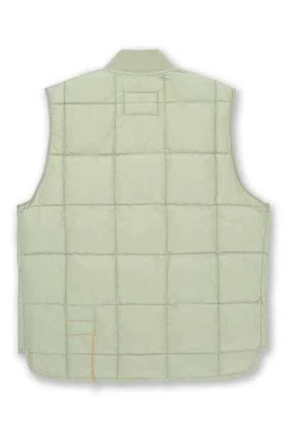 Fortela Nylon Vest2 With Camouflage Lining In Green