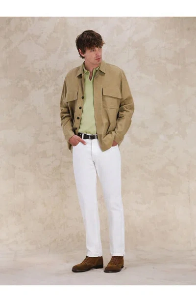 Fortela Mark Cotton Cerato Overshirt In Green