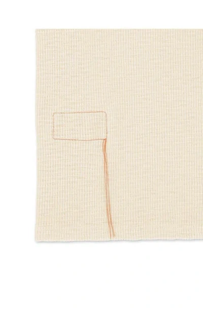 Fortela Missourim Waffle Jersey Short Sleeve Polo In Gray