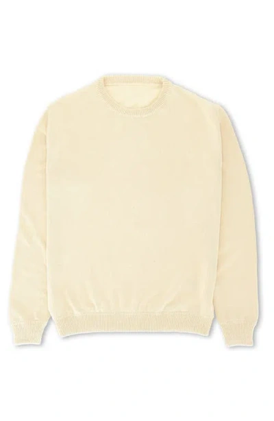 Fortela Rover Cotton Crewneck Sweater In Neutral
