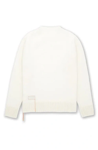 Fortela Skipper Merino Wool Crewneck Sweater In Neutral