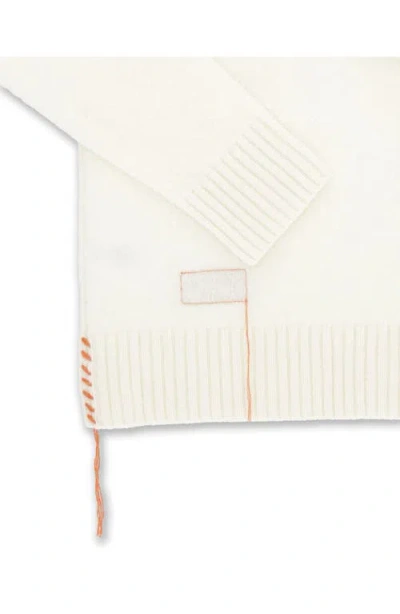 Fortela Skipper Merino Wool Crewneck Sweater In Neutral