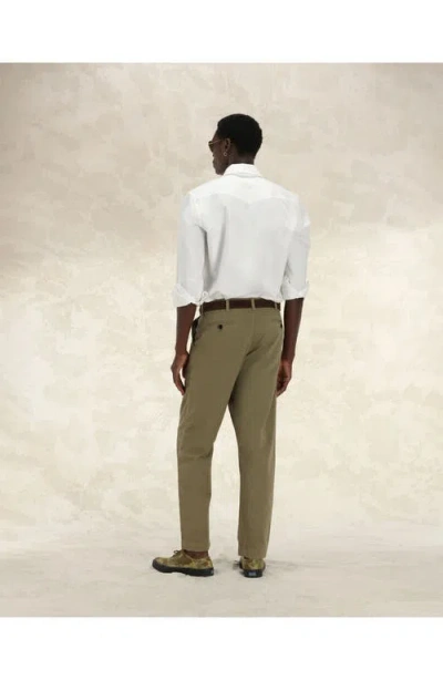 Fortela Tex Texan Oxford Cotton Shirt In White