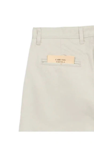 Fortela Reno Heavy Cotton Canvas Trousers In Neutral