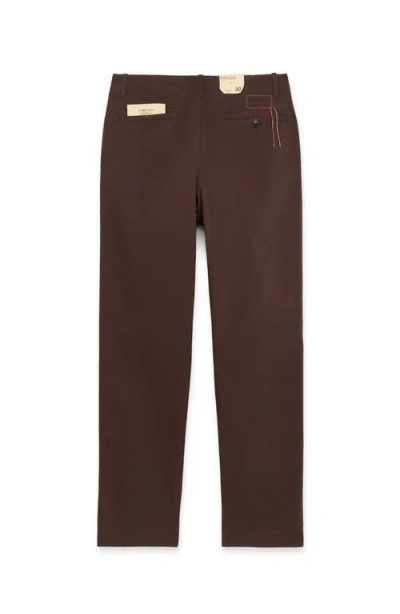 Fortela Wallace Cotton Trousers In Brown