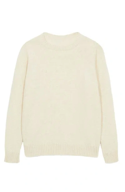 Fortela Marco Alpaca Round Neck Sweater In Neutral