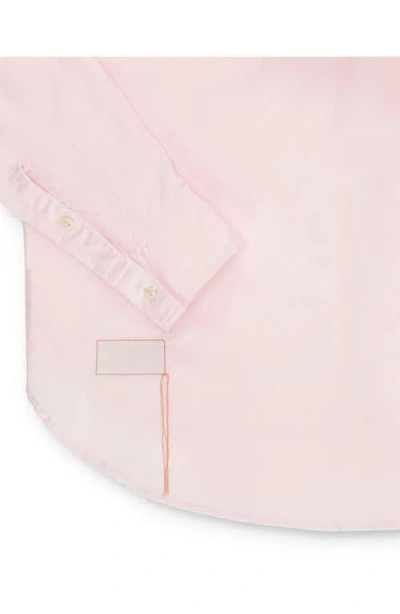 Fortela Osumi Cotton Oxford Shirt In Pink