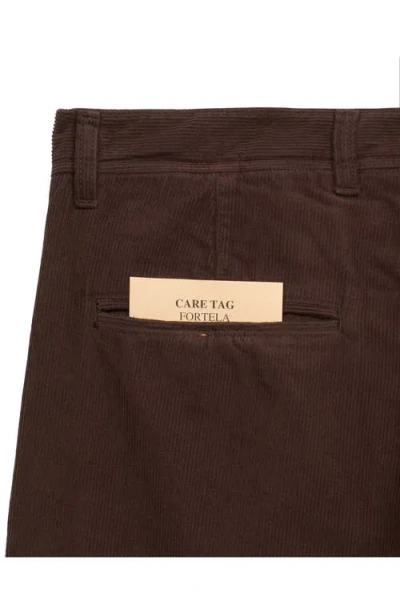 Fortela Reno Corduroy Trousers In Brown