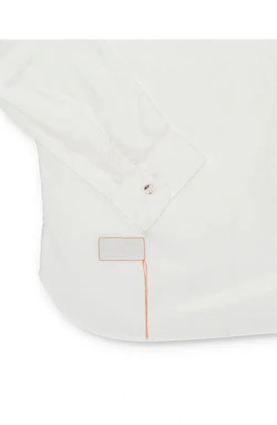 Fortela Liam Cotton Chest Pocket Shirt In White