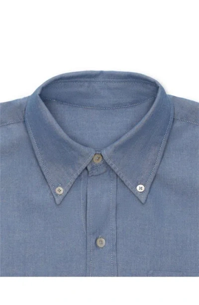Fortela King Classic Cotton Shirt In Blue