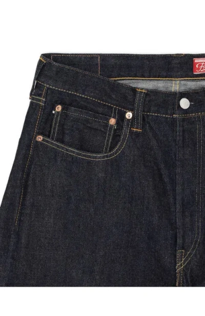 Fortela 356 Jaky Japan Selvedge 5-pocket Regular Fit Indigo Rinse Denim In Blue