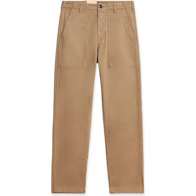 Fortela Newfatigue Cotton Fatigue Trousers In Brown