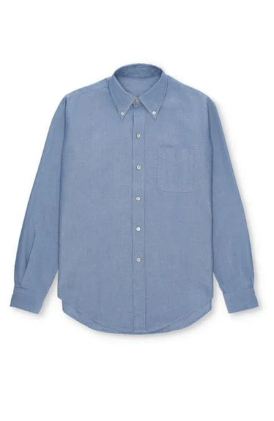 Fortela King Classic Cotton Shirt In Blue