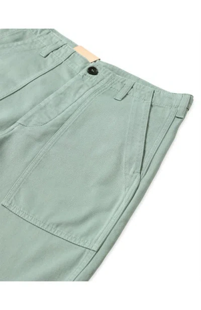 Fortela Newfatigue Cotton Fatigue Trousers In Green