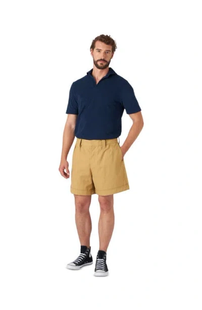 Fortela Bedford Cotton Bermuda In Brown