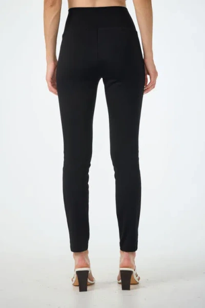 Trina Turk Rose Skinny Ponte Pant In Black