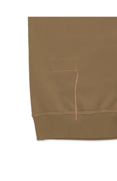 Fortela Ohio Brushed Jersey Short Sleeve Sweatshirt In Gray