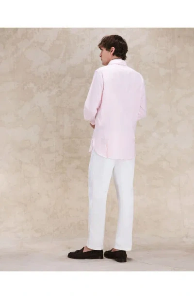 Fortela Costes Classic Cotton Shirt In Pink