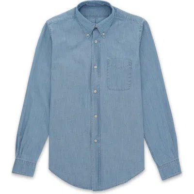 Fortela King Chambray Shirt In Blue