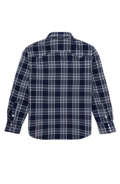 Fortela Smith Texan Shirt In Blue