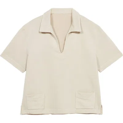 Fortela Grand Brushed Jersey V-neck Sweater In Gray