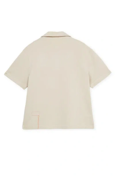 Fortela Grand Brushed Jersey V-neck Sweater In Gray