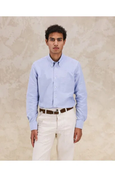 Fortela Costes Classic Cotton Shirt In Blue