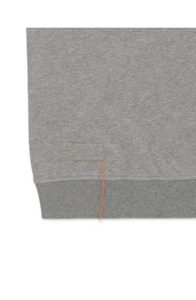 Fortela Ohio Brushed Jersey Short Sleeve Sweatshirt In Gray