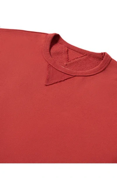 Fortela Ohio Brushed Jersey Short Sleeve Sweatshirt In Purple