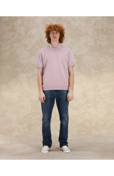 Fortela Ohio Brushed Jersey Short Sleeve Sweatshirt In Multi