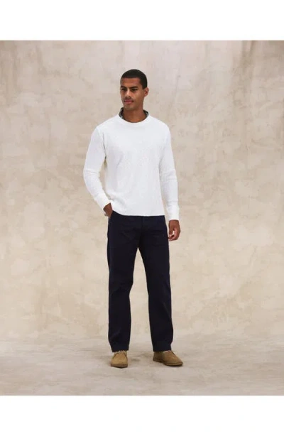 Fortela Newfatigue Herringbone Cotton Fatigue Trousers In Blue