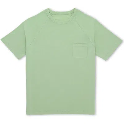 Fortela Vermont Jersey T-shirt With Chest Pocket In Green