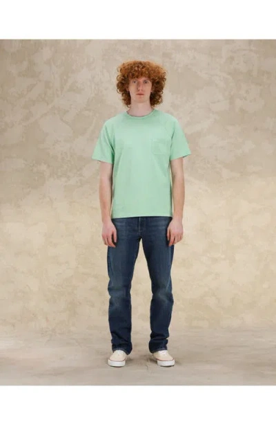 Fortela Vermont Jersey T-shirt With Chest Pocket In Green