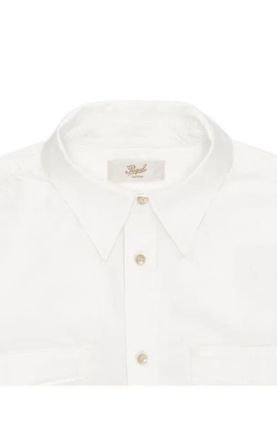 Fortela Prequel Cotton Shirt With Pockets In White