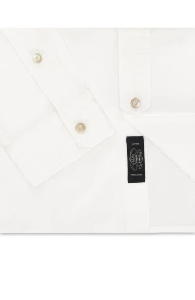 Fortela Prequel Cotton Shirt With Pockets In White