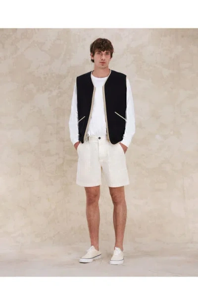 Fortela Wool Vest In Black